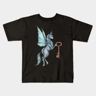 Fairy Cat Key Keeper Kids T-Shirt